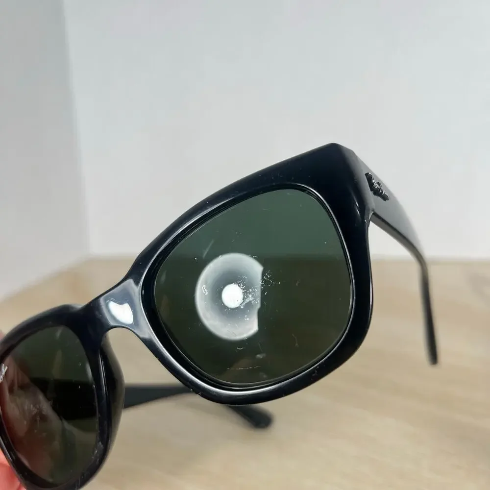 Ray-Ban RB4178 601/71 Sunglasses Black READ DESC Made in Italy 52-21-140